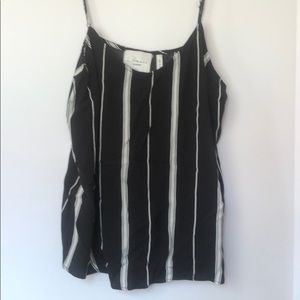 L’Academie striped tank sz med